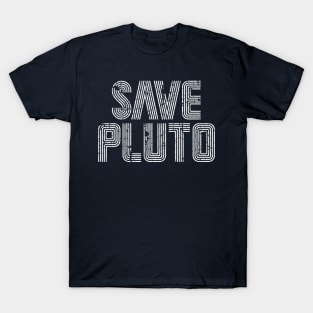 Save PLUTO Grunge T-Shirt